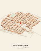 Isoville Edition – Bergmannkiez, Berlin, terracotta palette