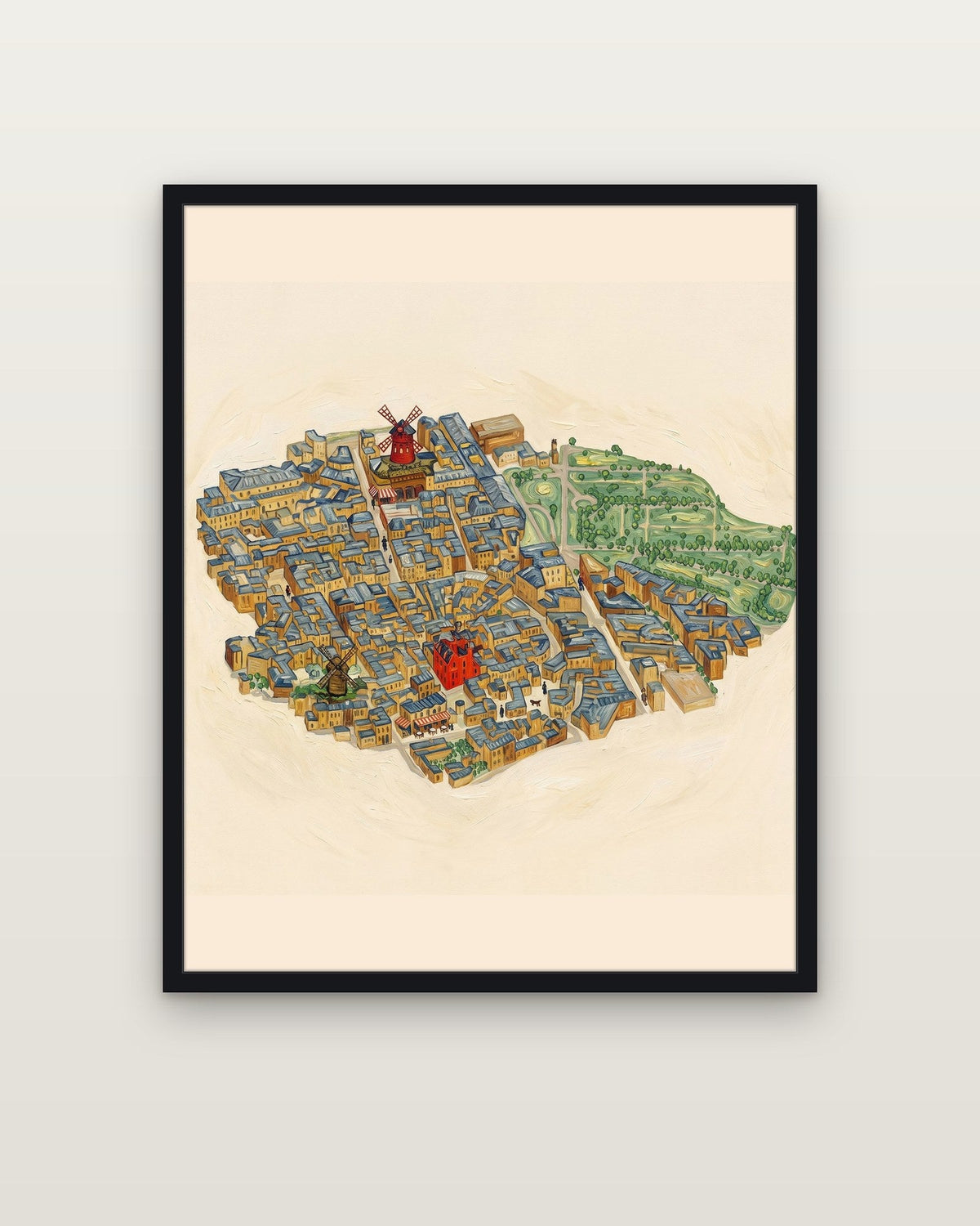 Van Gogh – Black wooden frame
