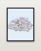 Winter Wonderland – Black wooden frame