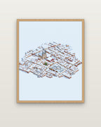 Winter Wonderland – Oak wooden frame