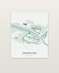 Isoville Edition, unframed print, mint studio palette