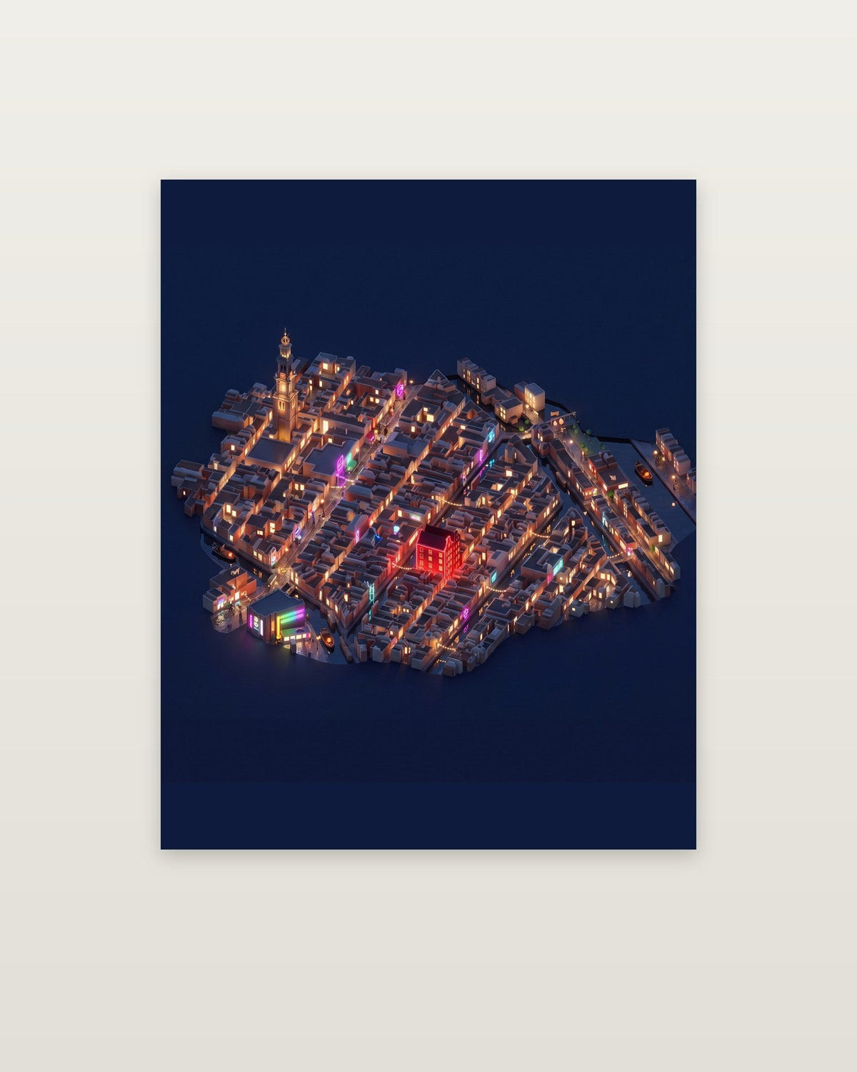 Neon Nights – Unframed