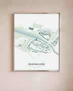 Isoville Edition framed in a living room